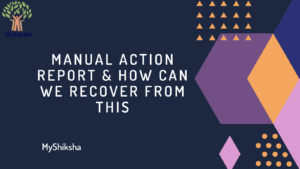 Manual Action Report & how can we Recover from it